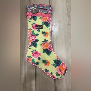 Matilda Jane Floral Christmas Stocking NWT